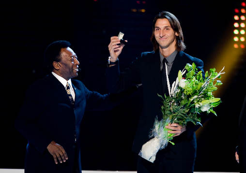 Pelé och Zlatan Ibrahimovic