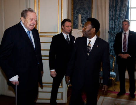 Lennart Johansson och Pelé