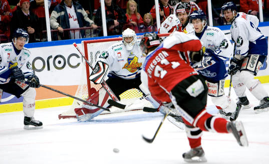 Fredrik Eriksson gör Malmös enda mål i matchen
