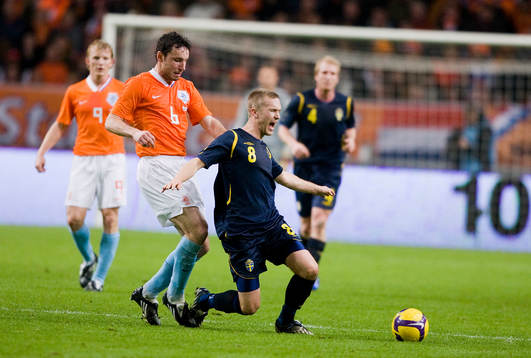 Rasmus Lindgren och Mark van Bommel