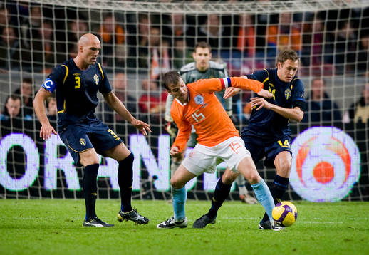 Daniel Majstorovic och Andreas Granqvist, Sverige med