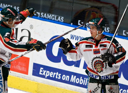 Fredrik Pettersson, Frölunda gjorde 1-4  i tomt  mål