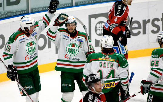 Kenny Jönsson, Rögle gör 1-0 Jubel