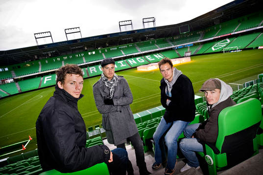 Marcus Berg, Fredrik Stenman, Andreas Granqvist och Petter