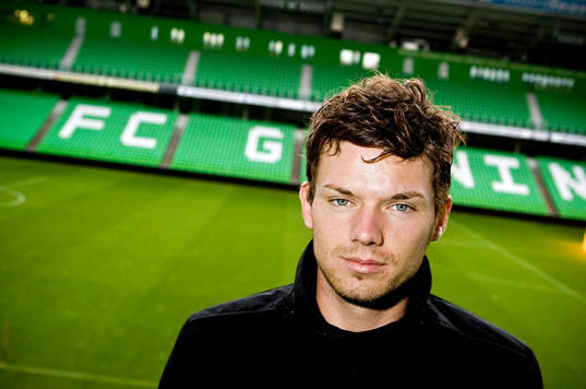 Marcus Berg på hemmaarenan Euroborg