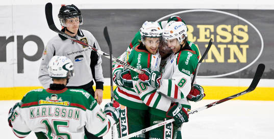 Daniel Sondell och Mathias Porseland, glädje, jubel