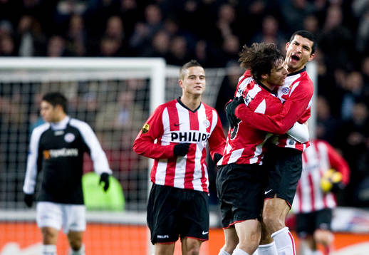 Fotboll, holländsk, Eredivisie, PSV Eindhoven - Heracles