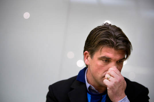 Presskonferens, Bosse Andersson avgår