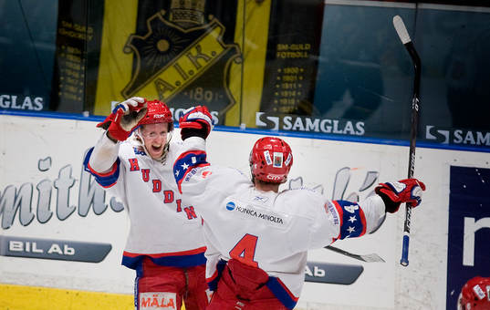 Jesper Andersson och Jimmy Wendel, Huddinge jublar