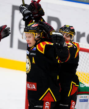 Ove Molin och Mads Hansen, jubel