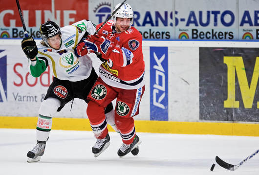 Per Åslund, Färjestad och Andre Benoit, Södertälje,