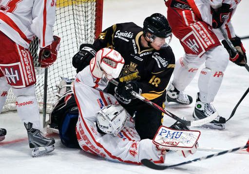 Petter Sandström, målvakt, Troja och Patrik Bergström,