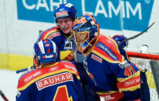 Henrik Eriksson och Gustaf Wesslau, målvakt, Djurgården,