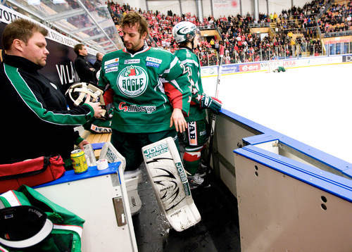 Jürgen Penkner, Målvakt Rögle kliver av isen