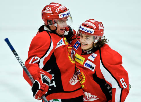 Anders Grönlund, och Rickard Rollin-Carlsson, jubel