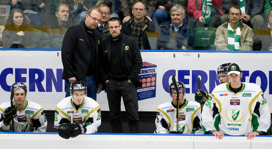 Per-Erik Johnsson och Tommy Samuelsson, tränare