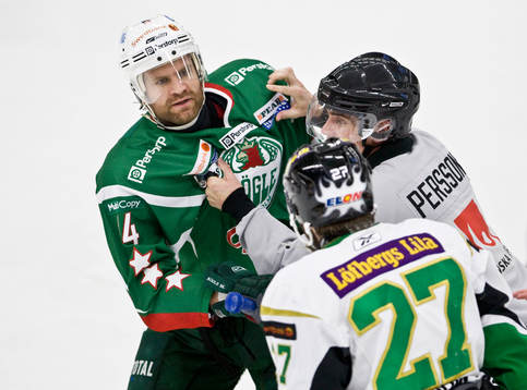 Mikael Gath, Rögle, har hamnat i bråk
