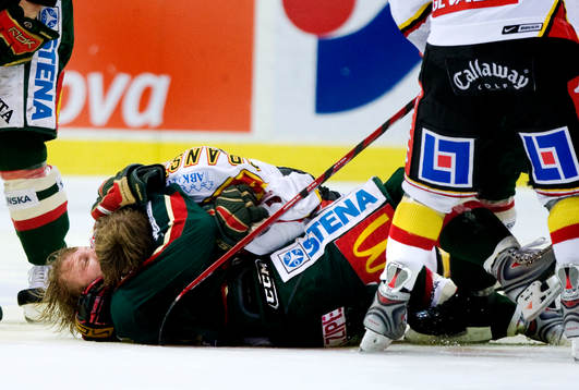Johan Andersson, Frölunda och Jonathan Granström,