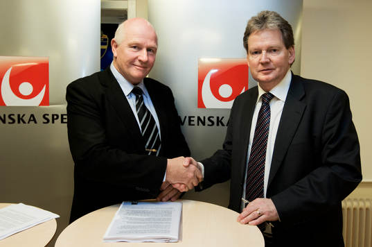 Anders Hägg, Svenska spel, och Tommy Theorin, SEF