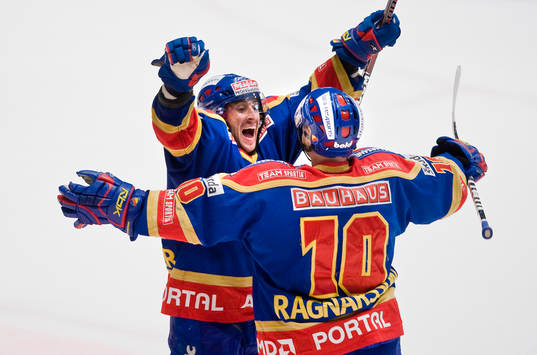 jubel, David Schneider och Marcus Ragnarsson, Djurgården