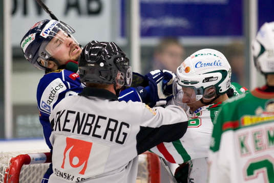 Niklas Persson, Linköping och Daniel Johansson, Rögle,
