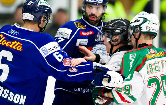 Carl Gunnarsson, Ivan Majesky, Linköping och Chris Abbott,