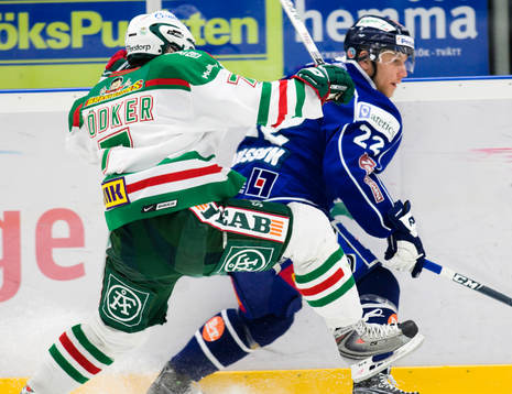 Mads Bödker, Rögle och Mattias Carlsson, Linköping