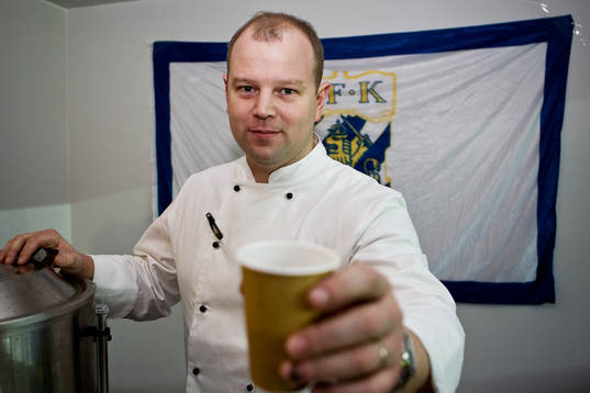Glögg serverades