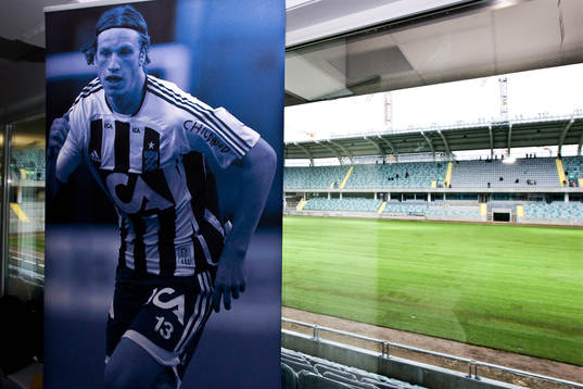Gustav Svensson och nya arenan