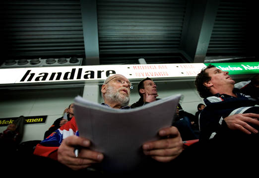 Bosse Widlund, Södertälje-supporter. Supporter, fan