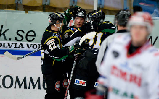 Lee Goren, Färjestad avgör med 0-3 (jubel)