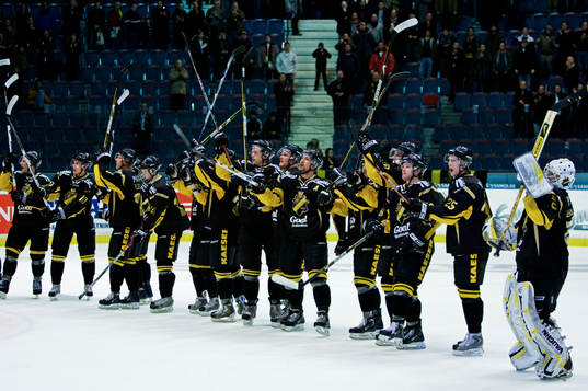 AIK-spelarna tackar publiken