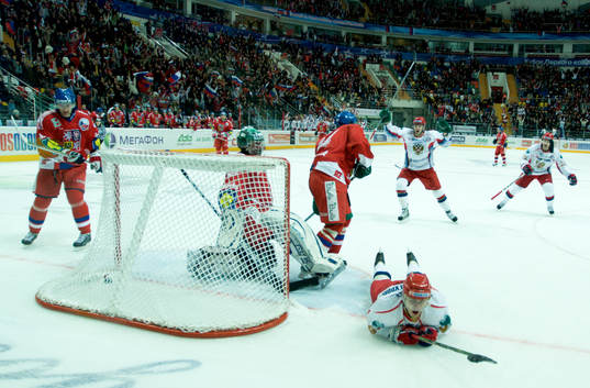 Oleg Saprykin, Ryssland gör 4-2