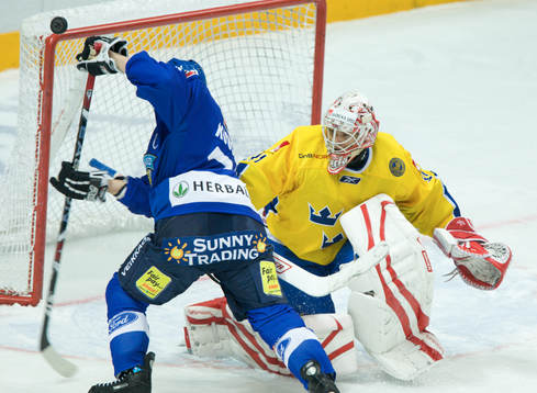 Johan Backlund, Målvakt Sverige och Kristian Kuusela,