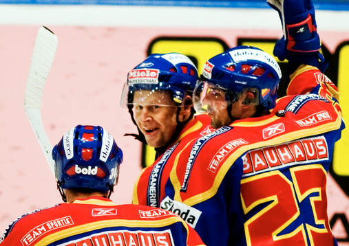 Marcus Ragnarsson och Fredrik Bremberg, jubel