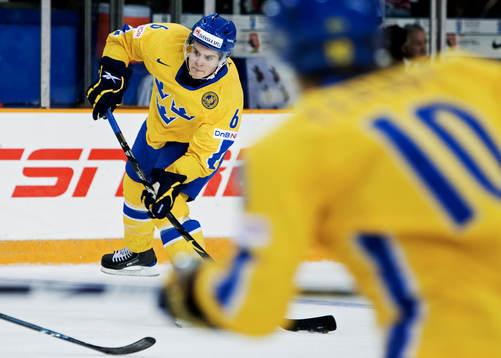 Nichlas Torp,  skjuter mot mål