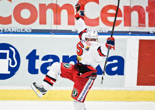 Linus Klasen, Södertälje kvitterade till 3-3. Jubel