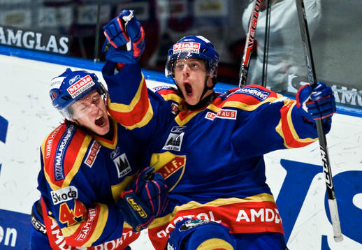 Nicklas Danielsson, och Niklas Anger, Djurgården jubel