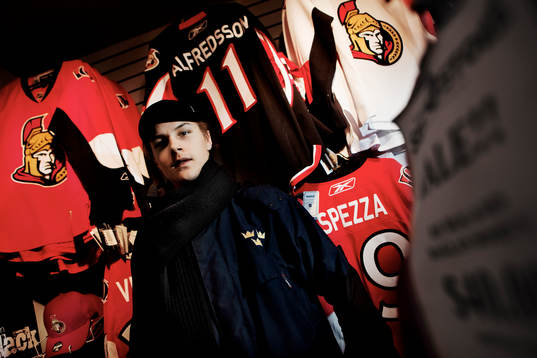 Erik Karlsson är draftad av Ottawa Senators