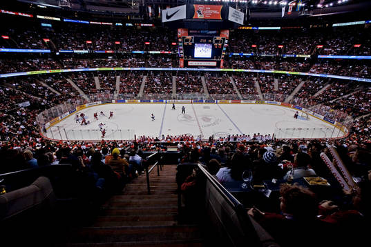 Scotiabank Place, interiör, arena, ishall