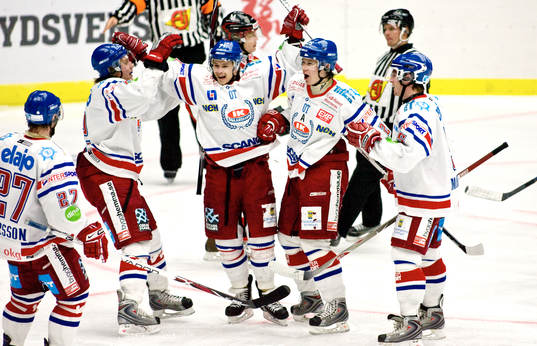 Oskarshamns jubel. 1-0