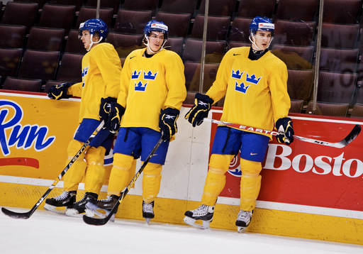 Erik Karlsson, André Petersson och Mikael Backlund står