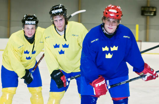 Fv: Jonas Berglund, Johannes Tornberg och Marcus Hurtig,