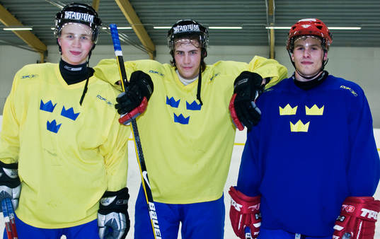 Fv: Jonas Berglund, Johannes Tornberg och Marcus Hurtig,