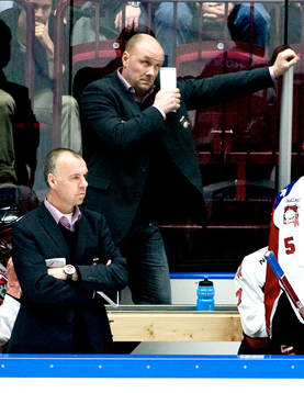 Peter Anderson, Sportchef och Bobo Simensen, tränare