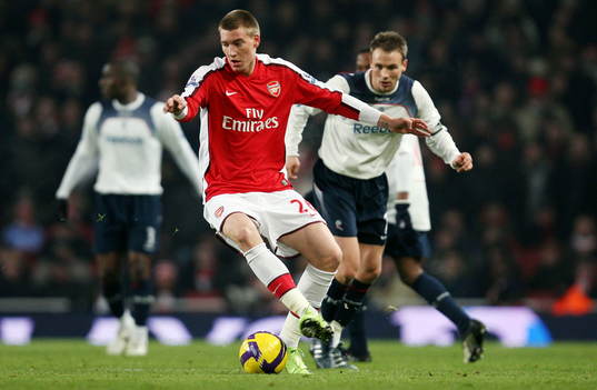 Nicklas Bendtner, Arsenal och Matthew Taylor, Bolton