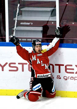 Thomas Wallgren, Malmö. Jubel 2-1