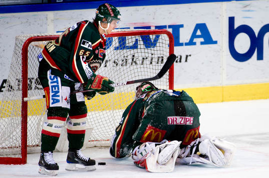 Erik Karlsson, Johan Holmqvist, målvakt, depp