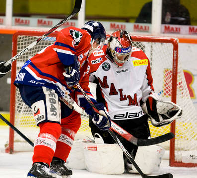 Erik Josefsson, Växjö och Henrik Karlsson, målvakt,