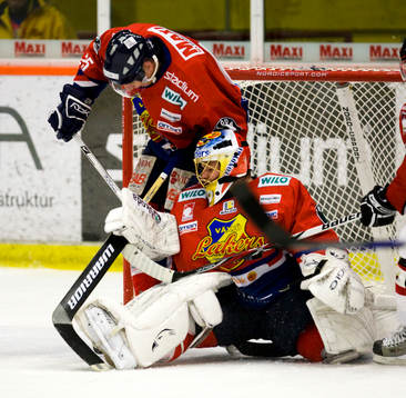 Christoffer Bengtsberg, målvakt och Anton Hedman, Växjö